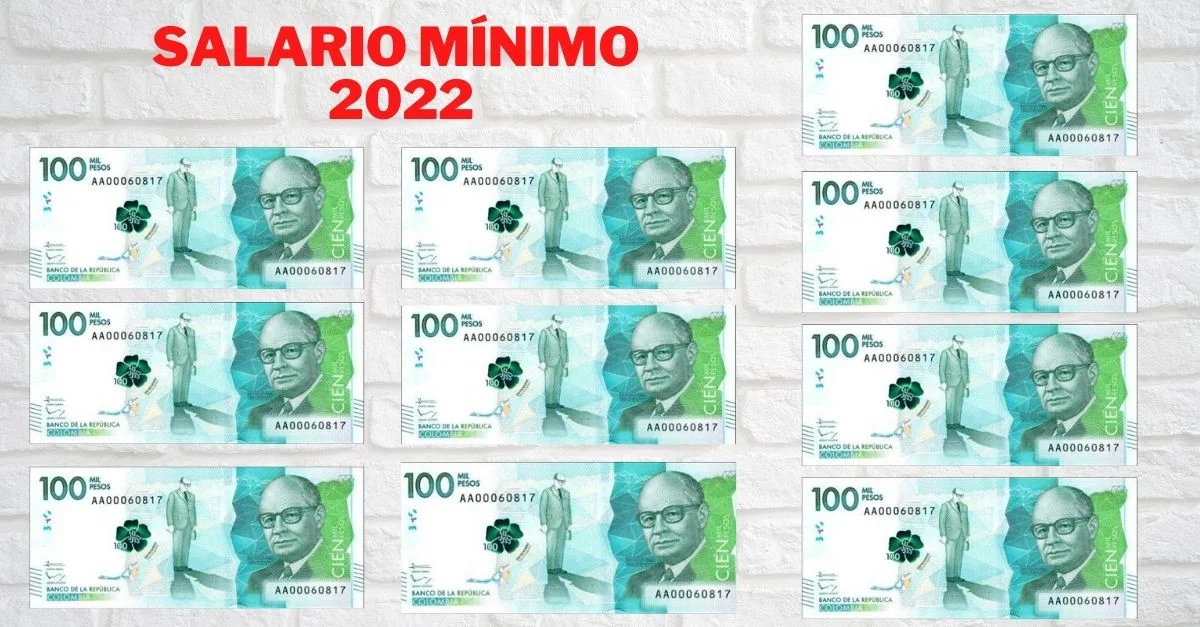 Salario Mínimo 2022 un millón de pesos